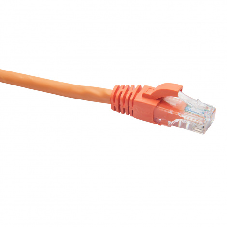 RJ45-RJ45 U/UTP Cat.5e LSZH нг(А)-HF (DR-181817), Патч-корд (коммутационный шнур) 7м, оранжевый