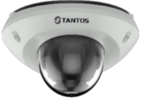Tantos TSi-Dn425FP (2.8) Видеокамера IP, купольная, уличная, антивандальная