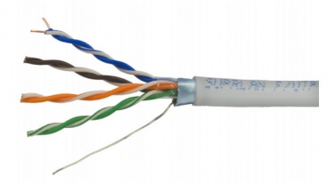 Кабель UTP 5E 4x2xAWG24 OUTDOOR, эконом, CCA, test 60м (305м/бухта) ELETEC