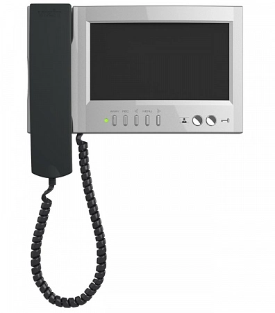 VIZIT-M468MS (Silver) Монитор цветного видеодомофона, 7&quot;, память до 250 ч/б кадров, серебро