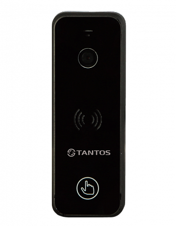 Tantos iPanel 2 (Black) Вызывная панель видеодомофона, 800ТВЛ, PAL, угол обзора 110°, от - 30 до +50°С, IP66, накладная, уголок в комплекте
