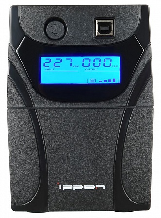 IPPON Back Power Pro LCD 700 ИБП, черный